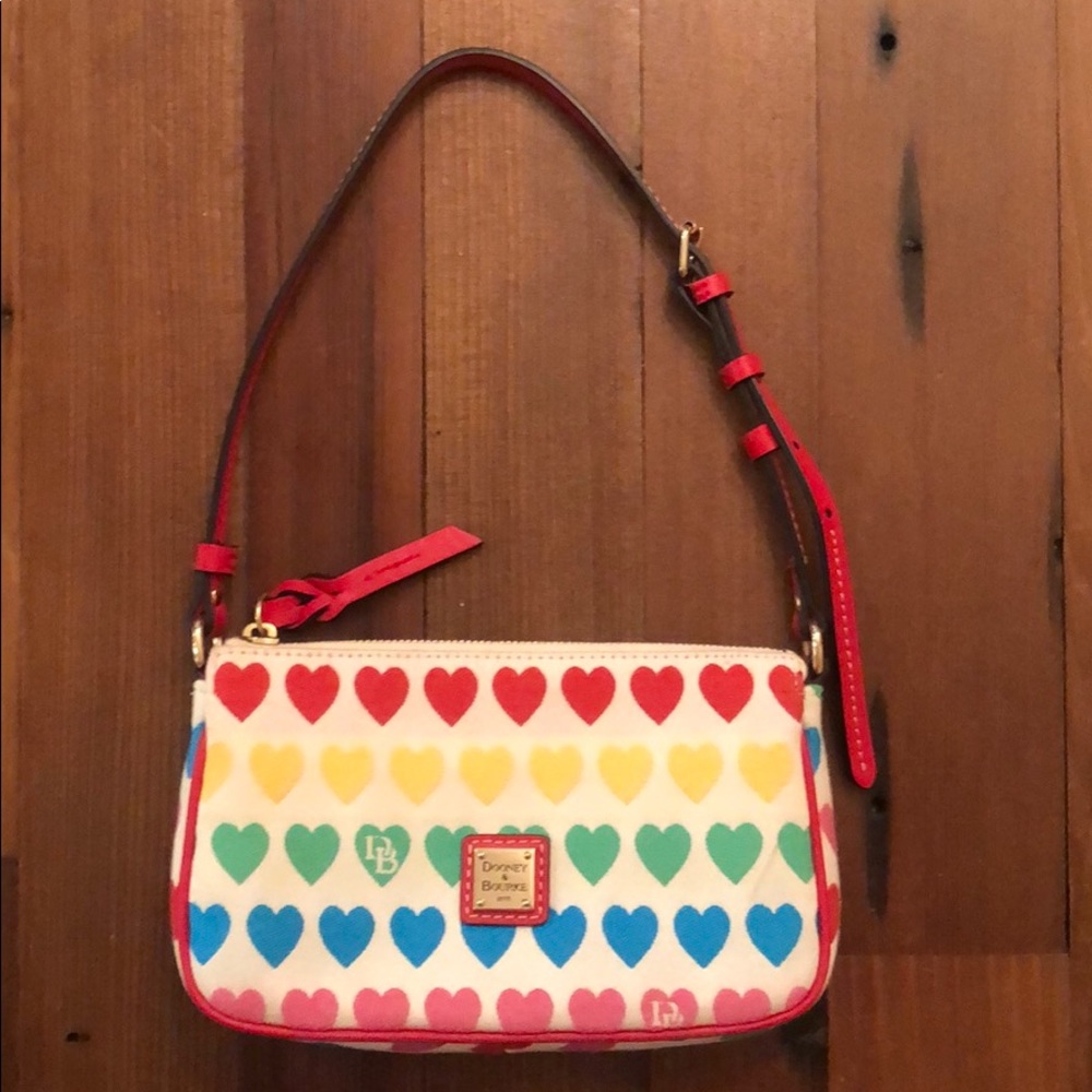 Dooney and Bourke Rainbow Heart purse